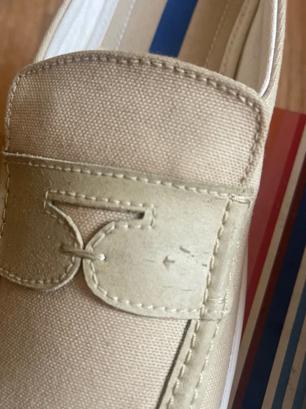 Keds Men’s Slip-On Loafers in Tan Canvas